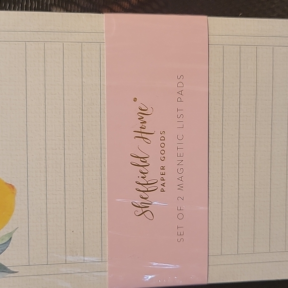 🍋SHEFFIELD Home Paper Goods Set of 2 Magnetic - Picture 2 of 5